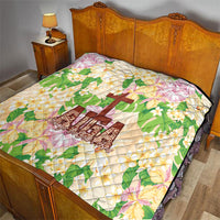 Samoa AIGA Floral Theme Quilt Always In God's Arms