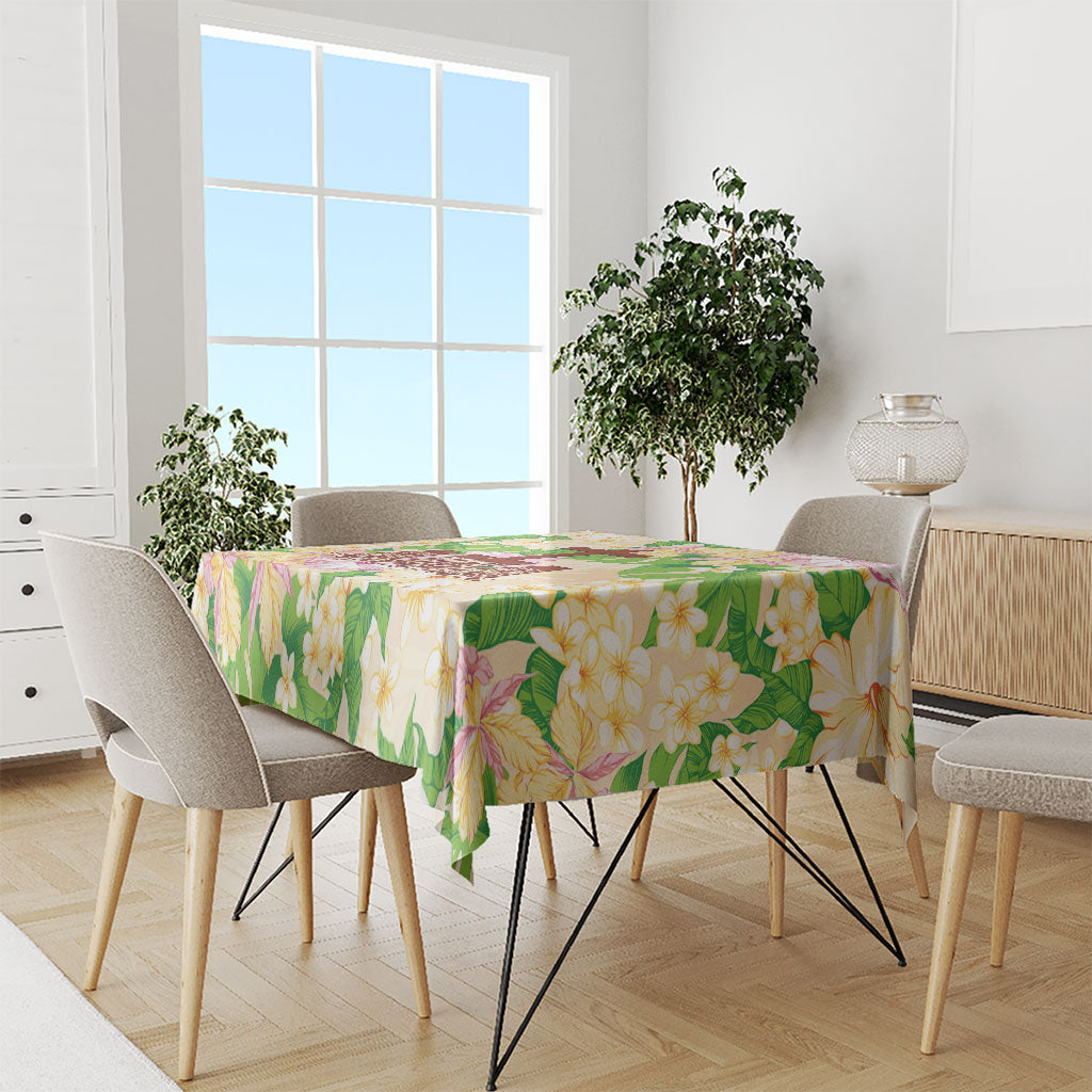 Samoa AIGA Floral Theme Tablecloth Always In God's Arms