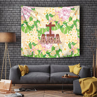 Samoa AIGA Floral Theme Tapestry Always In God's Arms