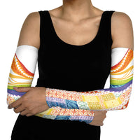 Pasifika Samoa Siapo Malu Tattoo Inspired Arm Sleeves Fa'afafine Rainbow Theme