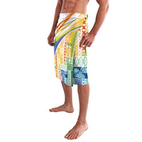 Pasifika Samoa Siapo Malu Tattoo Inspired Lavalava Fa'afafine Rainbow Theme
