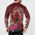 Personalized Samoa Meri Krisimasi Button Sweatshirt Segasegamau'u Mix Siapo