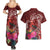 Personalized Samoa Meri Krisimasi Couples Matching Summer Maxi Dress and Hawaiian Shirt Segasegamau'u Mix Siapo