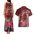 Personalized Samoa Meri Krisimasi Couples Matching Tank Maxi Dress and Hawaiian Shirt Segasegamau'u Mix Siapo