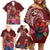 Personalized Samoa Meri Krisimasi Family Matching Off Shoulder Short Dress and Hawaiian Shirt Segasegamau'u Mix Siapo