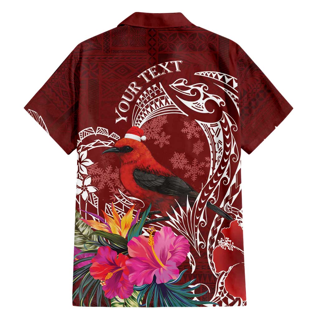 Personalized Samoa Meri Krisimasi Family Matching Tank Maxi Dress and Hawaiian Shirt Segasegamau'u Mix Siapo