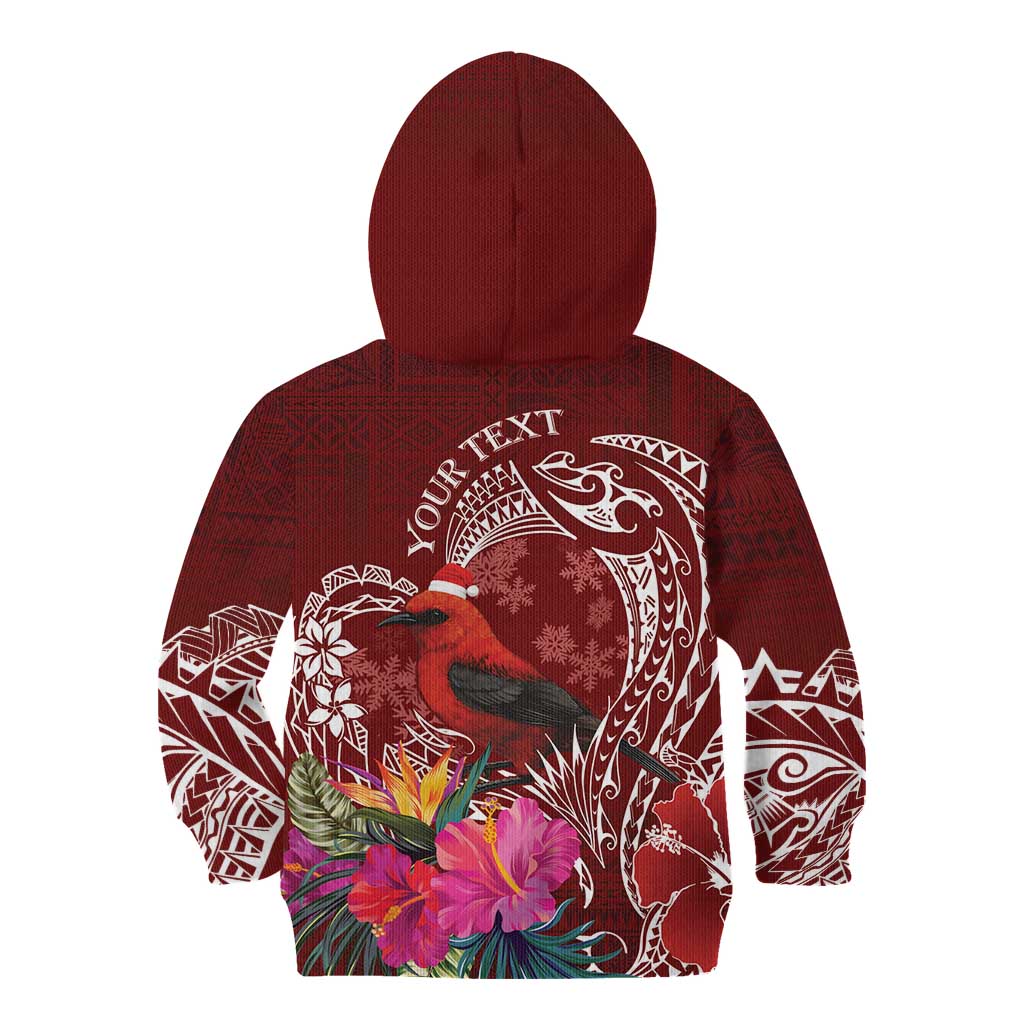 Personalized Samoa Meri Krisimasi Kid Hoodie Segasegamau'u Mix Siapo