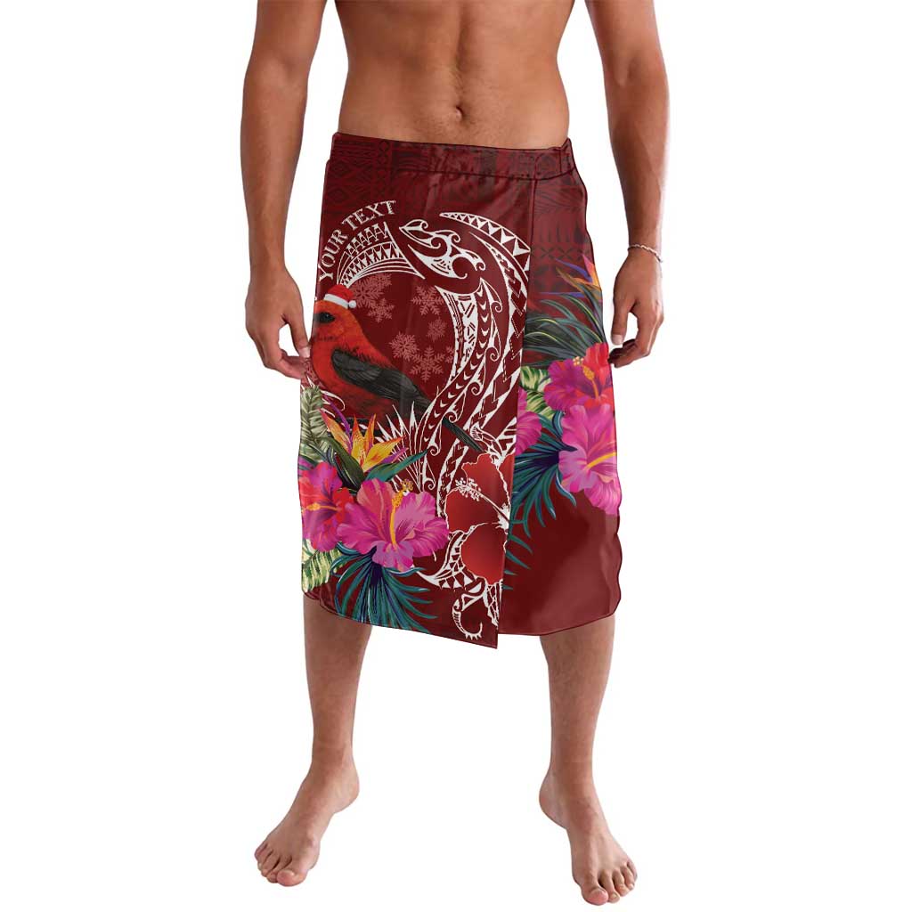 Personalized Samoa Meri Krisimasi Lavalava Segasegamau'u Mix Siapo