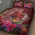 Personalized Samoa Meri Krisimasi Quilt Bed Set Segasegamau'u Mix Siapo