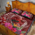 Personalized Samoa Meri Krisimasi Quilt Bed Set Segasegamau'u Mix Siapo