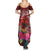 Personalized Samoa Meri Krisimasi Summer Maxi Dress Segasegamau'u Mix Siapo