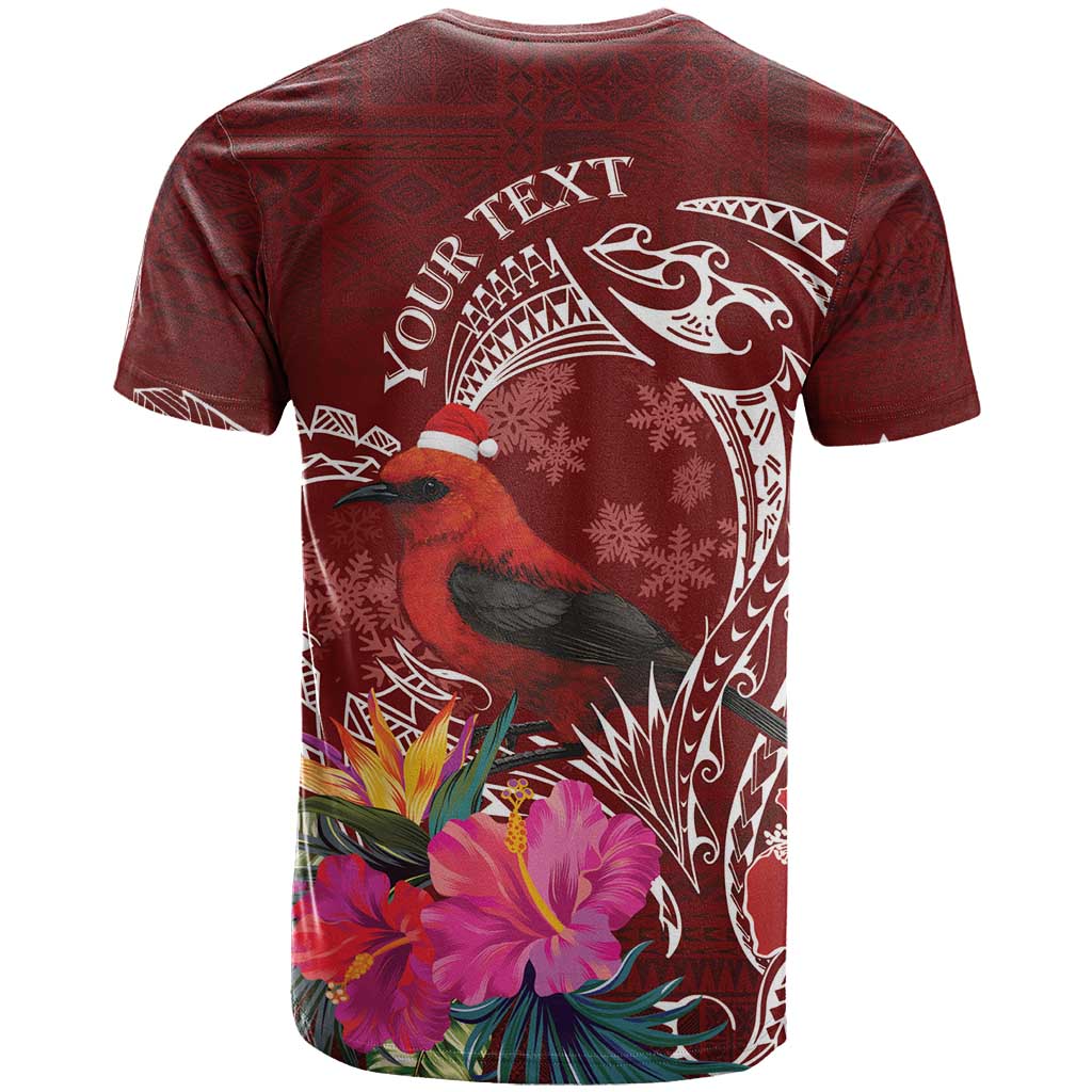 Personalized Samoa Meri Krisimasi T Shirt Segasegamau'u Mix Siapo