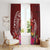 Personalized Samoa Meri Krisimasi Window Curtain Segasegamau'u Mix Siapo