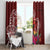 Personalized Samoa Meri Krisimasi Window Curtain Segasegamau'u Mix Siapo