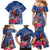 Personalized Samoa Christmas Family Matching Mermaid Dress and Hawaiian Shirt Cardinal Honeyeater Mix Siapo