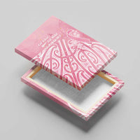 Breast Cancer Awareness Maori Canvas Wall Art Kia Kaha Kia Maia Kia Manawanui - Polynesian Pride