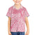 Breast Cancer Awareness Maori Family Matching Off Shoulder Short Dress and Hawaiian Shirt Kia Kaha Kia Maia Kia Manawanui - Polynesian Pride