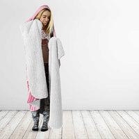 Breast Cancer Awareness Maori Hooded Blanket Kia Kaha Kia Maia Kia Manawanui - Polynesian Pride