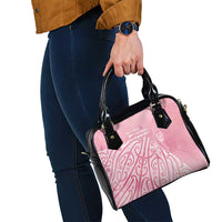 Breast Cancer Awareness Maori Shoulder Handbag Kia Kaha Kia Maia Kia Manawanui - Polynesian Pride