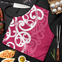 Breast Cancer Awareness Maori Apron Koru Kowhaiwhai - Polynesian Pride