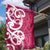 Breast Cancer Awareness Maori Garden Flag Koru Kowhaiwhai - Polynesian Pride