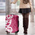 Breast Cancer Awareness Maori Luggage Cover Koru Kowhaiwhai - Polynesian Pride