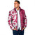 Breast Cancer Awareness Maori Padded Jacket Koru Kowhaiwhai - Polynesian Pride