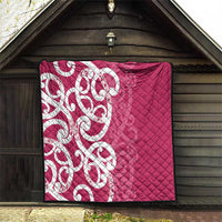 Breast Cancer Awareness Maori Quilt Koru Kowhaiwhai - Polynesian Pride