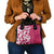 Breast Cancer Awareness Maori Shoulder Handbag Koru Kowhaiwhai - Polynesian Pride