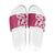 Breast Cancer Awareness Maori Slide Sandals Koru Kowhaiwhai - Polynesian Pride