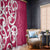 Breast Cancer Awareness Maori Window Curtain Koru Kowhaiwhai - Polynesian Pride