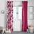 Breast Cancer Awareness Maori Window Curtain Koru Kowhaiwhai - Polynesian Pride