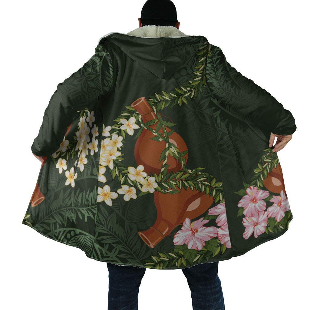 Aloha Hawaii Ipu Gourd Mix Maile Lei Cloak Sage Green LT7 - Polynesian Pride