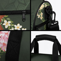 Aloha Hawaii Ipu Gourd Mix Maile Lei Duffle Bag Sage Green LT7 - Polynesian Pride