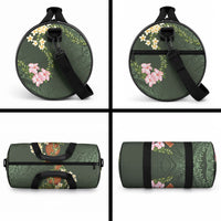 Aloha Hawaii Ipu Gourd Mix Maile Lei Duffle Bag Sage Green LT7 - Polynesian Pride