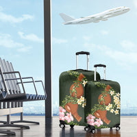 Aloha Hawaii Ipu Gourd Mix Maile Lei Luggage Cover Sage Green LT7 - Polynesian Pride