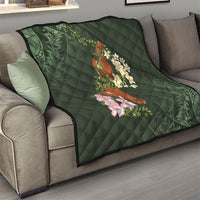Aloha Hawaii Ipu Gourd Mix Maile Lei Quilt Sage Green LT7 - Polynesian Pride