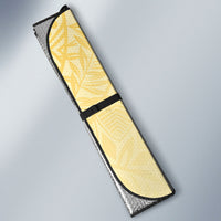 Aloha Hawaii Ipu Gourd Mix Kukui Nut Lei Auto Sun Shade Lemon Yellow LT7 - Polynesian Pride
