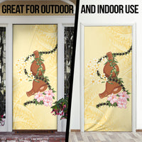 Aloha Hawaii Ipu Gourd Mix Kukui Nut Lei Door Cover Lemon Yellow LT7 - Polynesian Pride