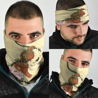 Aloha Hawaii Ipu Gourd Mix Kukui Nut Lei Neck Gaiter Lemon Yellow LT7 - Polynesian Pride