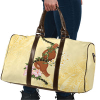 Aloha Hawaii Ipu Gourd Mix Kukui Nut Lei Travel Bag Lemon Yellow LT7 - Polynesian Pride