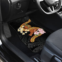 Aloha Hawaii Ipu Gourd Mix ʻĀkulikuli Lei Car Mats Obsidian Black LT7 - Polynesian Pride
