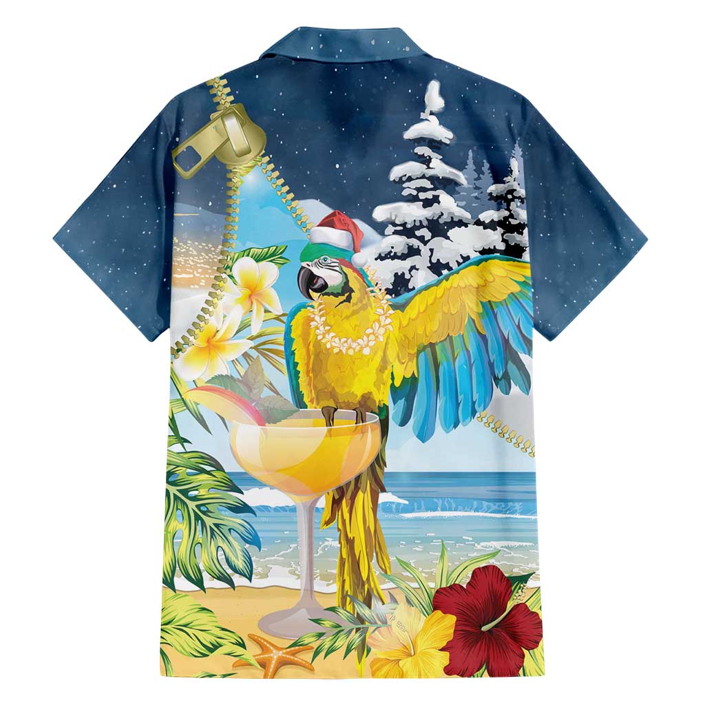 Funny Tropical Christmas Family Matching Long Sleeve Bodycon Dress and Hawaiian Shirt Tis The Season To Get Tipsy LT7 - Polynesian Pride