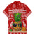 Hawaii Pineapple Christmas Family Matching Off Shoulder Short Dress and Hawaiian Shirt Mele Kalikimaka LT7 - Polynesian Pride