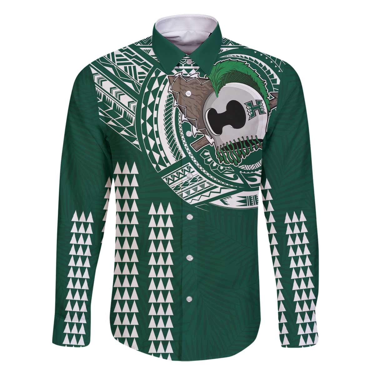 Hawaii Rainbow Warriors Personalized Family Matching Off The Shoulder Long Sleeve Dress and Hawaiian Shirt Kakau Ikakai Laau Pama