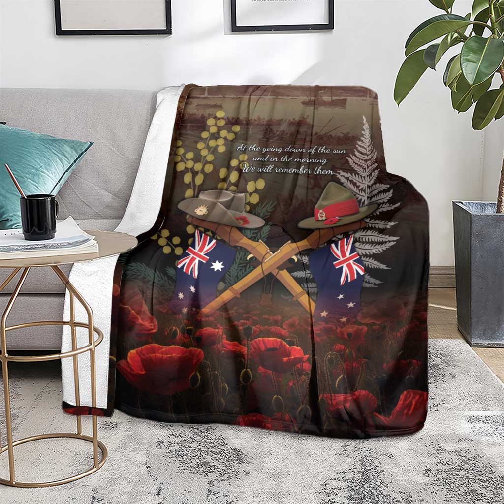Australia - New Zealand ANZAC Blanket Gallipoli ANZAC Cove Landing
