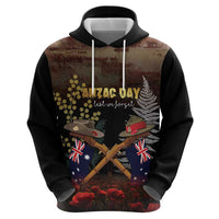 Australia - New Zealand ANZAC Zip Hoodie Gallipoli ANZAC Cove Landing LT7 - Polynesian Pride