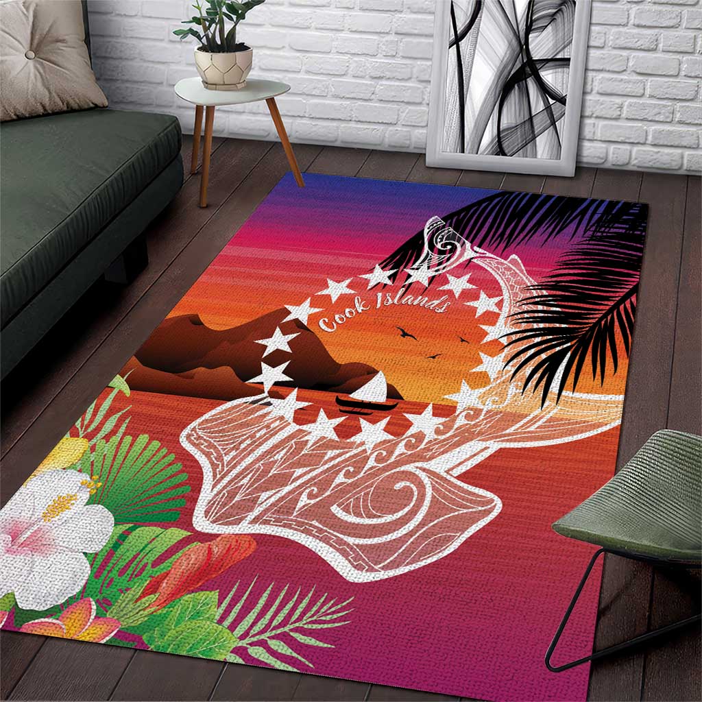 Kia Orana Cook Islands Area Rug Sunset Dream