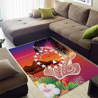 Kia Orana Cook Islands Area Rug Sunset Dream