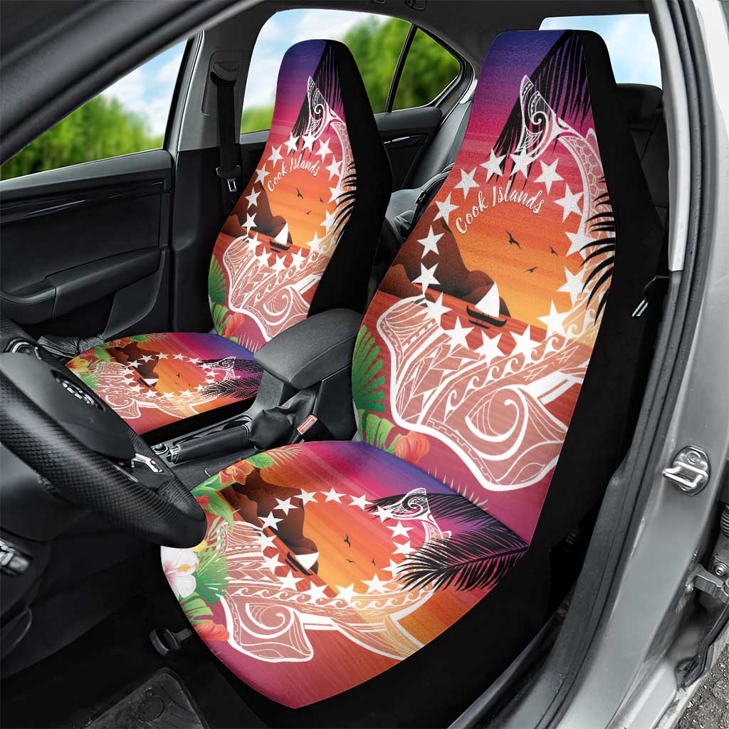 Kia Orana Cook Islands Car Seat Cover Sunset Dream